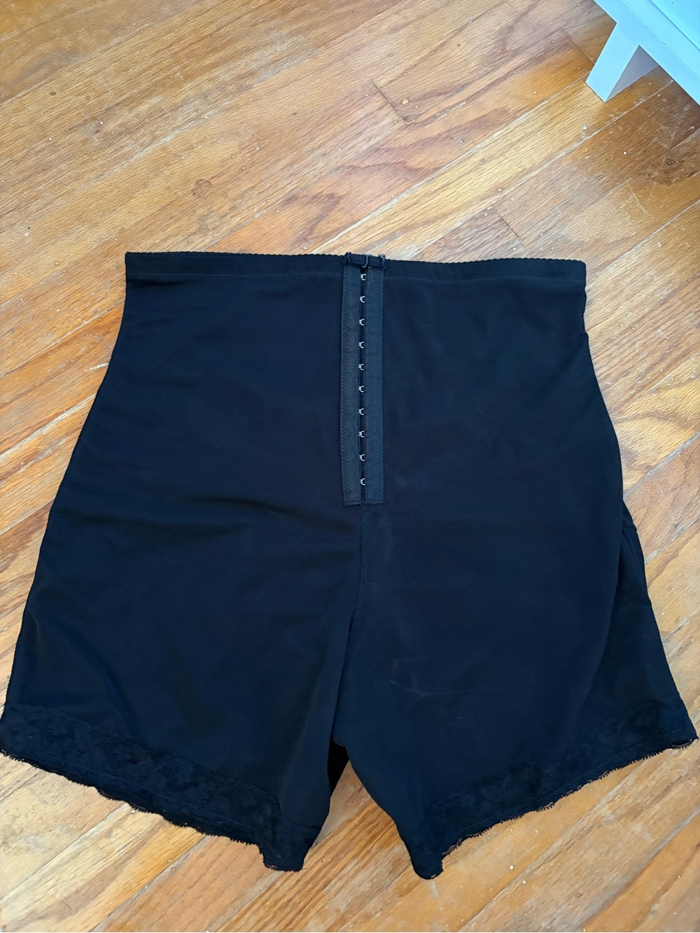 Black High-Waist Shaping Shorts
